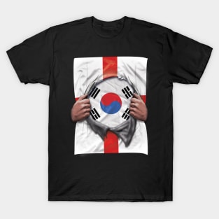 South Korea Flag English Flag Ripped - Gift for South Korean From South Korea T-Shirt